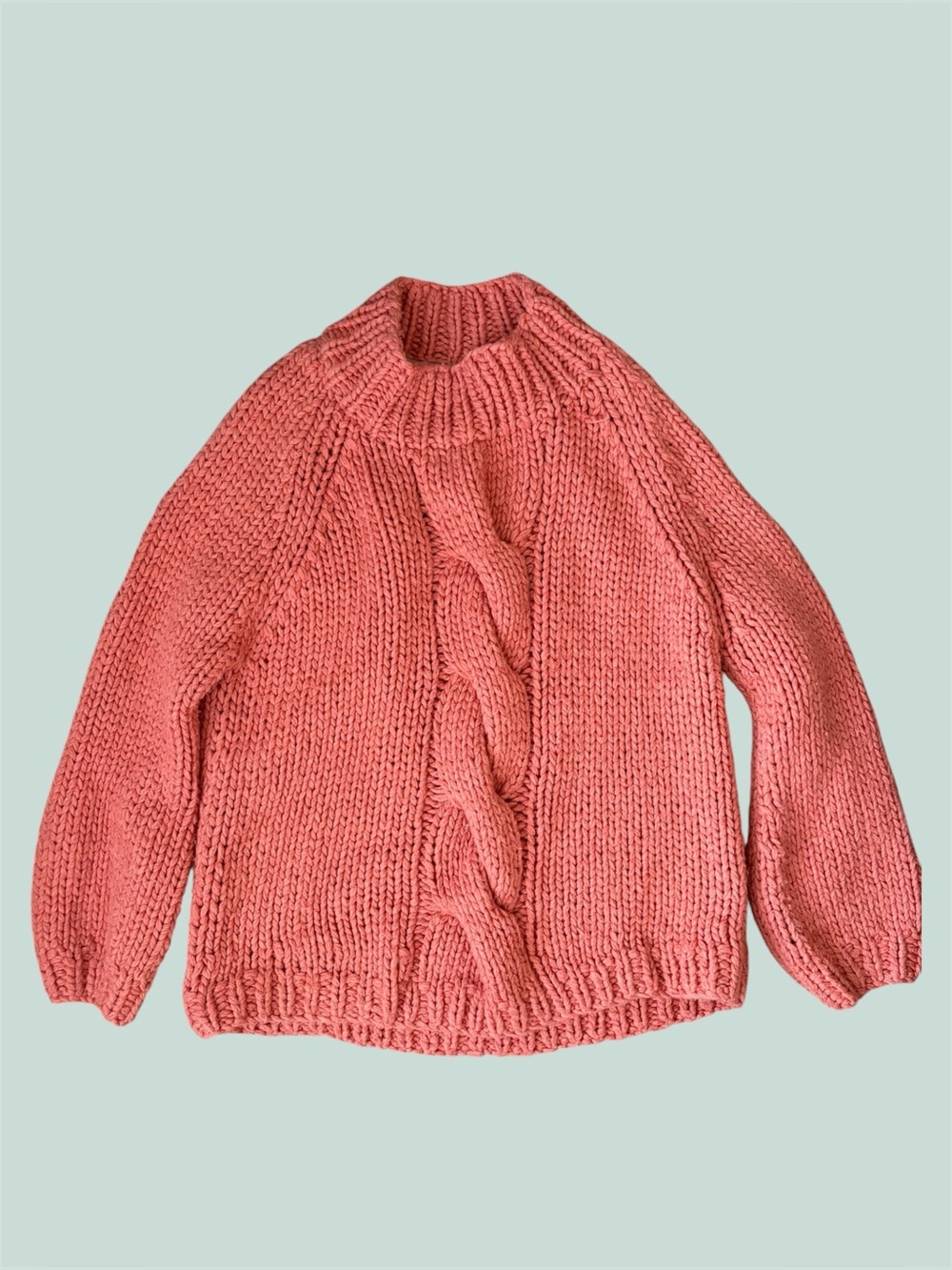 Brochu Walker Mohair Cashmere Mock Neck Sweater Size Small